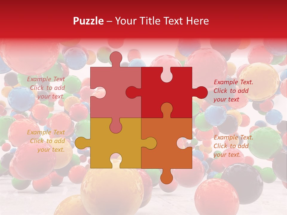 Pink Sphere Children PowerPoint Template