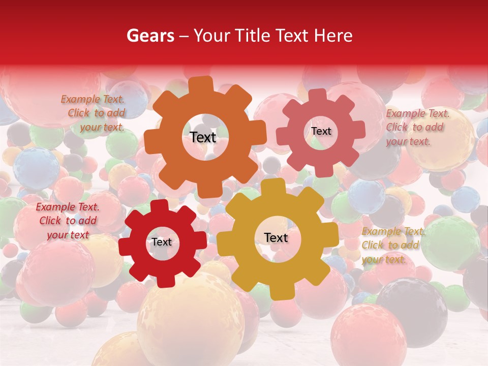 Pink Sphere Children PowerPoint Template