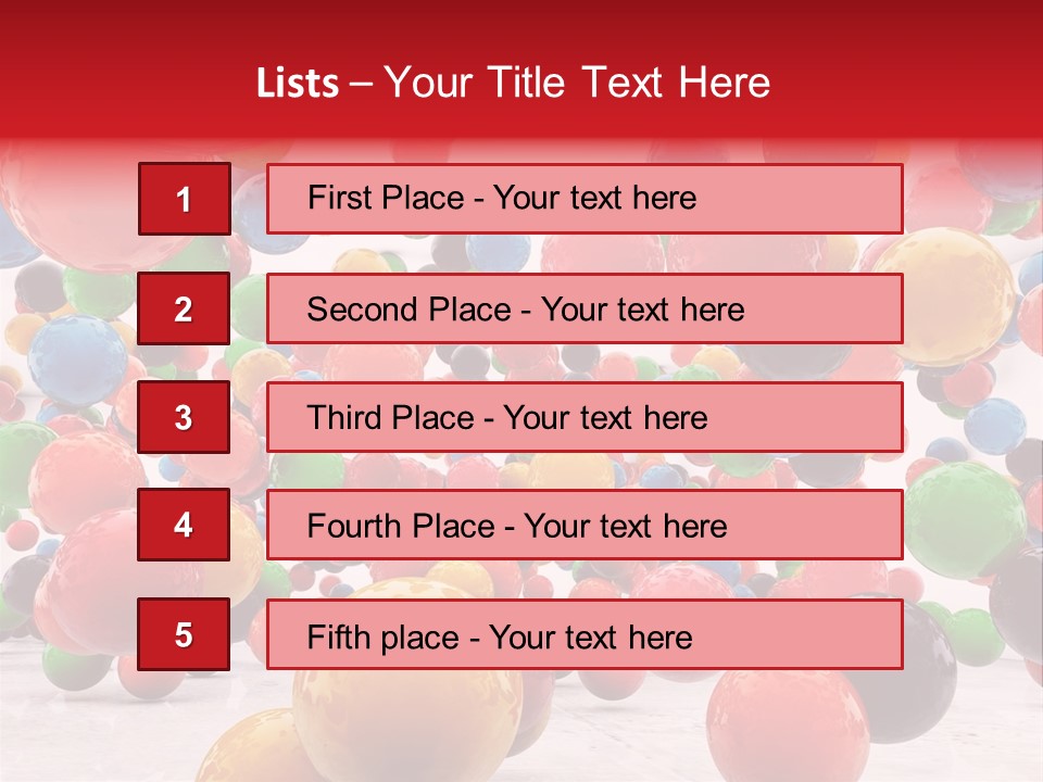 Pink Sphere Children PowerPoint Template