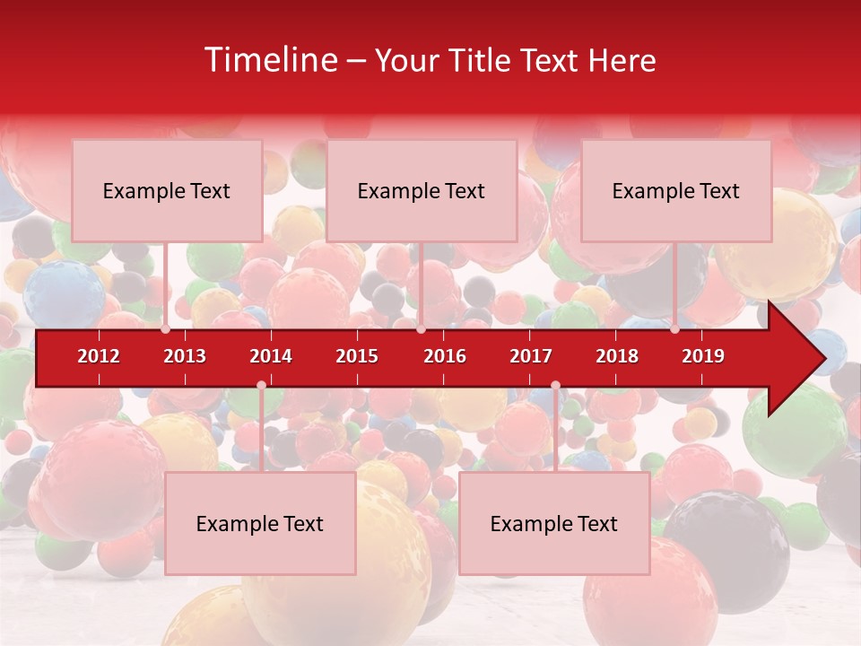 Pink Sphere Children PowerPoint Template