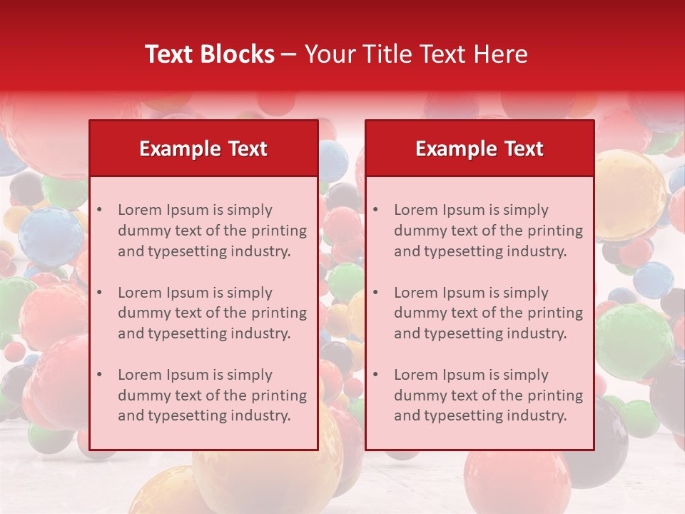 Pink Sphere Children PowerPoint Template