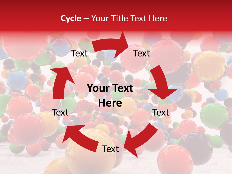 Pink Sphere Children PowerPoint Template