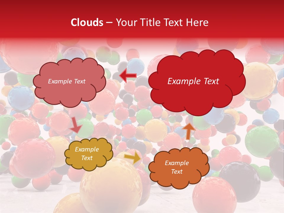 Pink Sphere Children PowerPoint Template