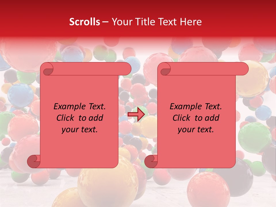 Pink Sphere Children PowerPoint Template