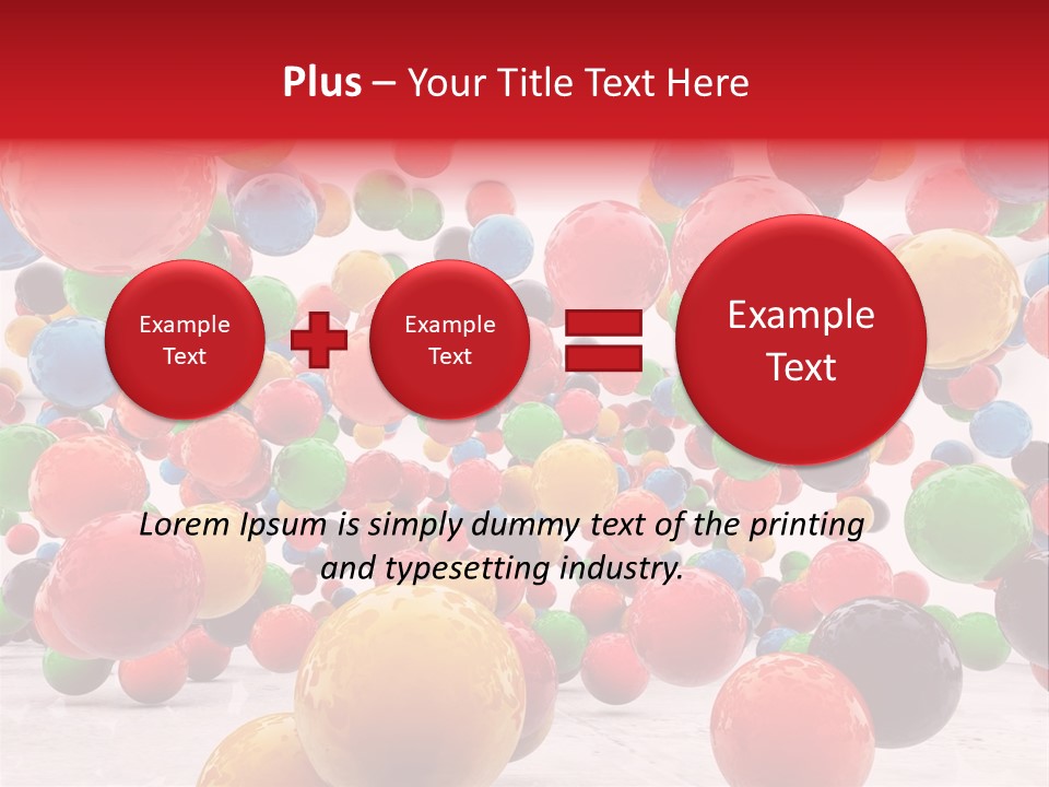 Pink Sphere Children PowerPoint Template