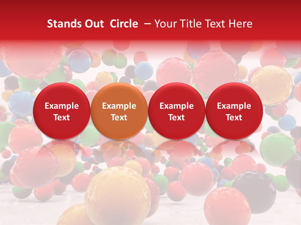 Pink Sphere Children PowerPoint Template