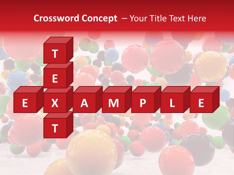 Pink Sphere Children PowerPoint Template