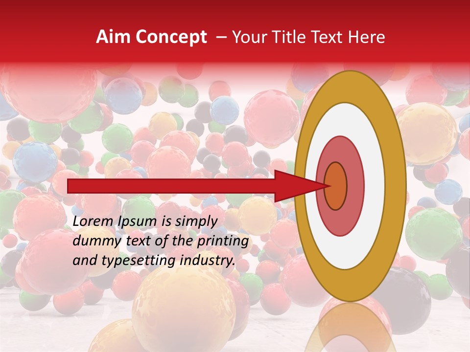 Pink Sphere Children PowerPoint Template