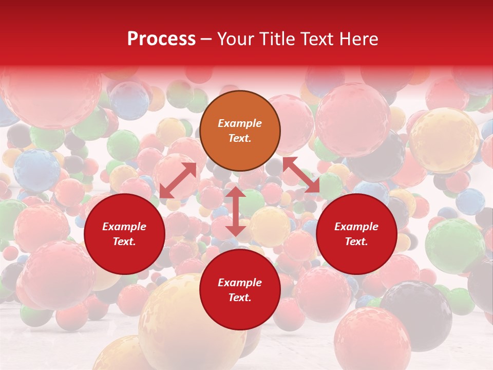 Pink Sphere Children PowerPoint Template