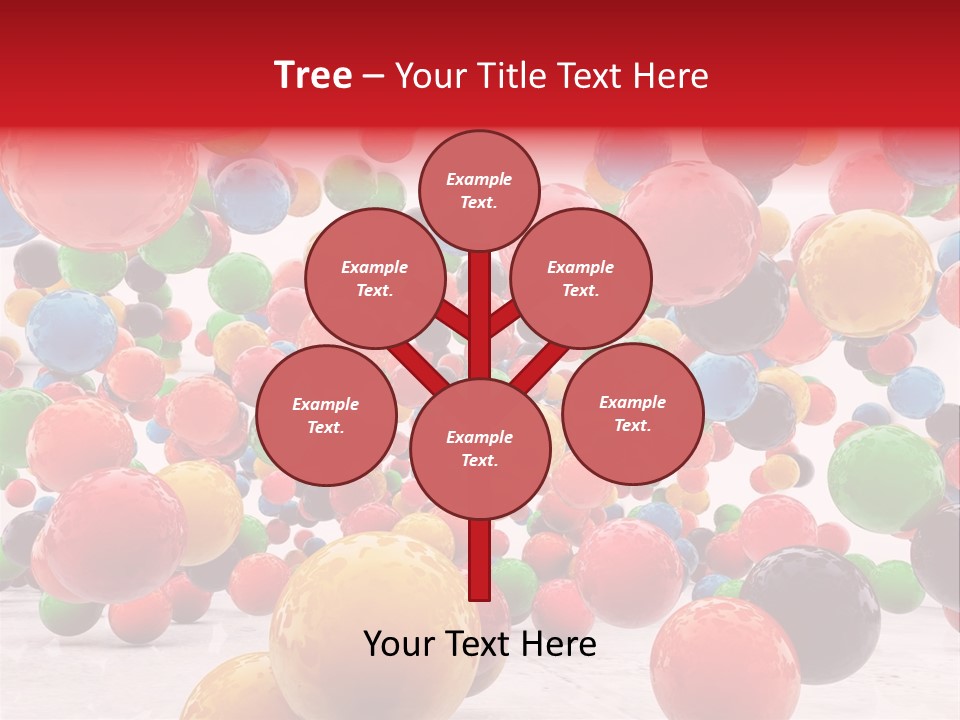 Pink Sphere Children PowerPoint Template