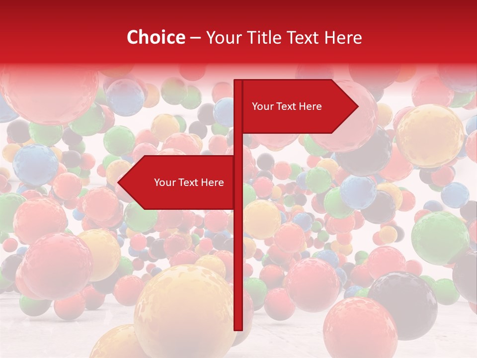 Pink Sphere Children PowerPoint Template