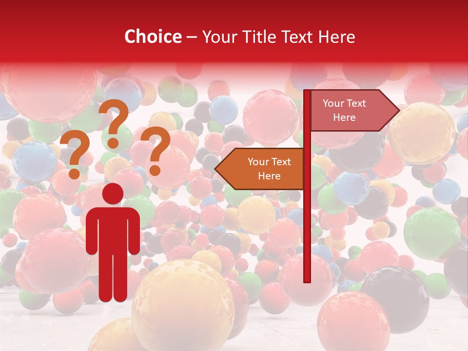 Pink Sphere Children PowerPoint Template