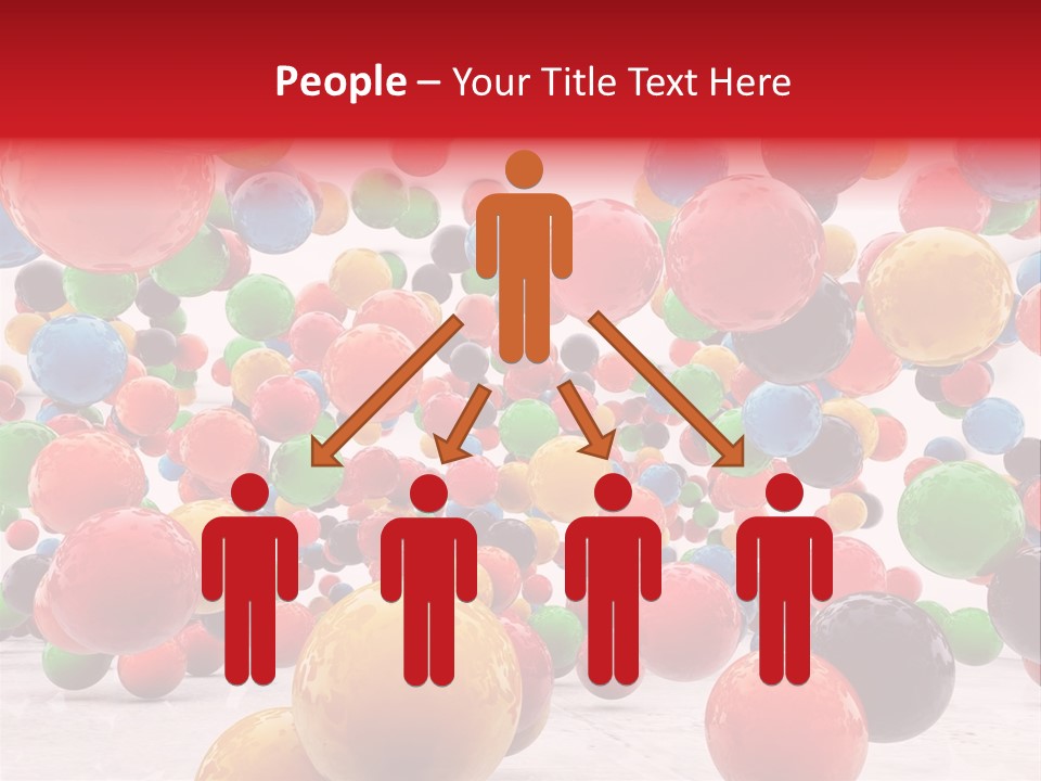 Pink Sphere Children PowerPoint Template