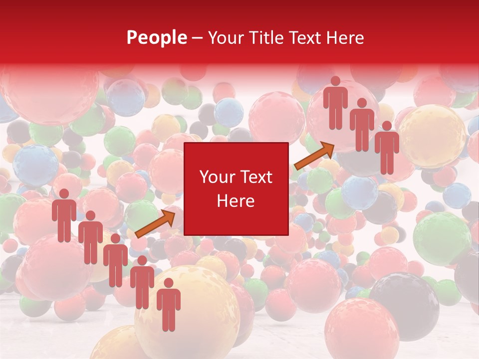 Pink Sphere Children PowerPoint Template