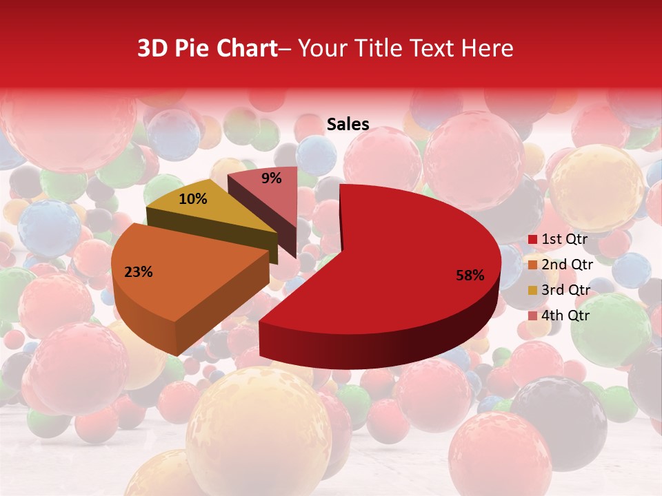 Pink Sphere Children PowerPoint Template