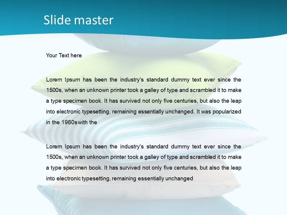 Soft New Fabric PowerPoint Template