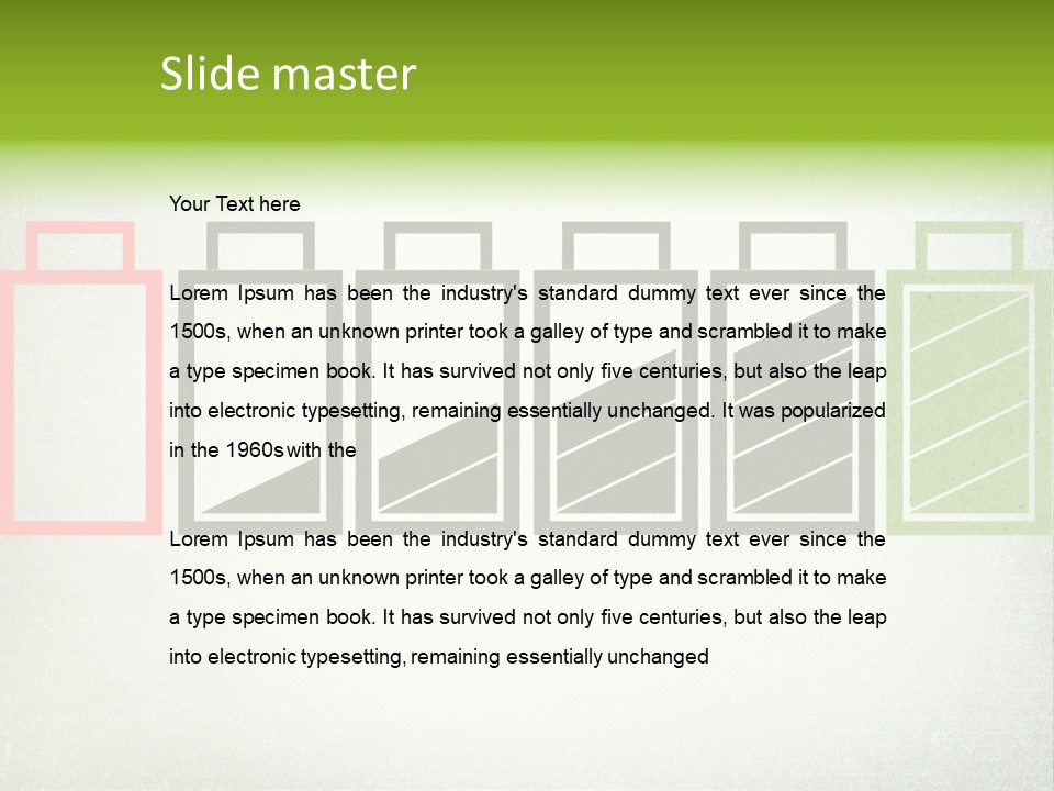 Name Graphic Grunge PowerPoint Template