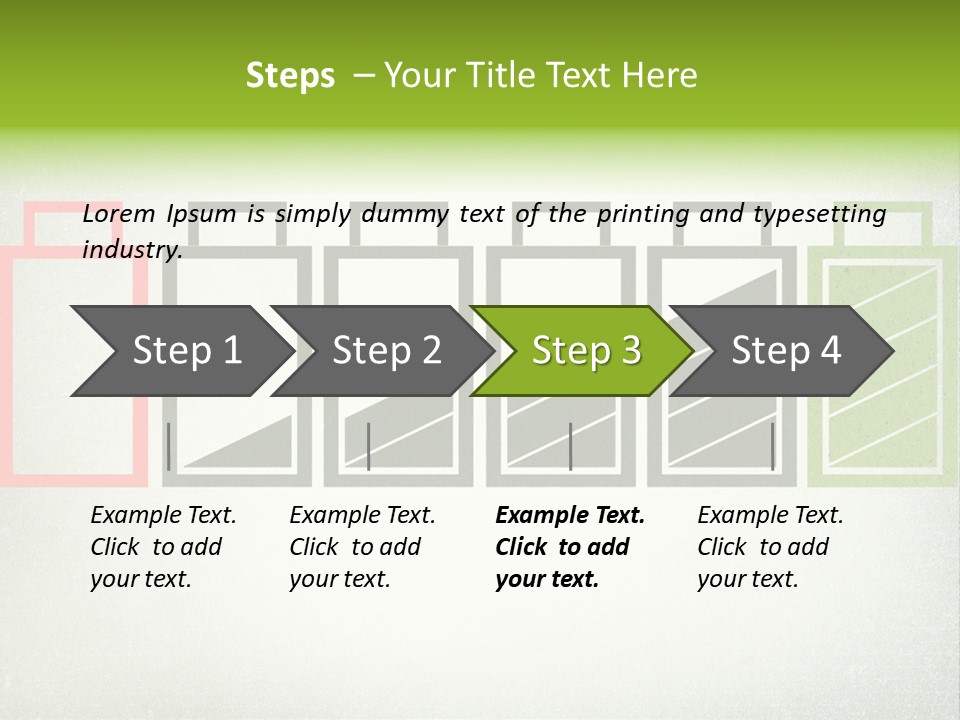 Name Graphic Grunge PowerPoint Template