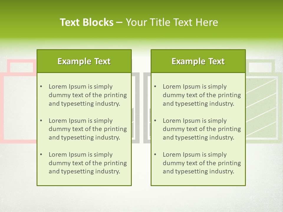 Name Graphic Grunge PowerPoint Template