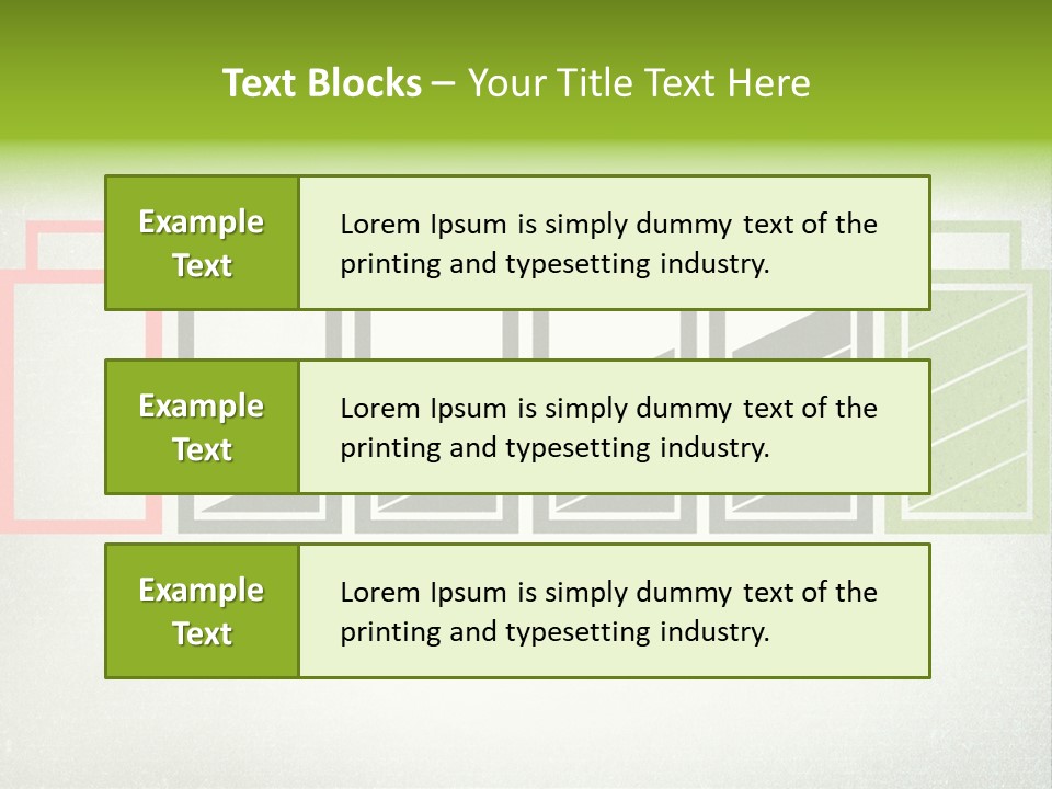Name Graphic Grunge PowerPoint Template