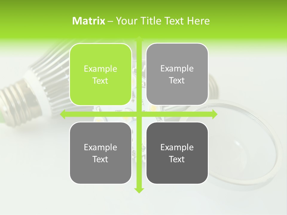 Led Technology Cold PowerPoint Template