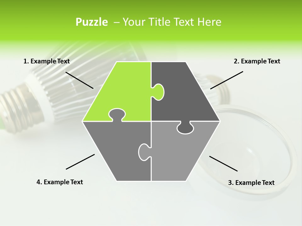 Led Technology Cold PowerPoint Template