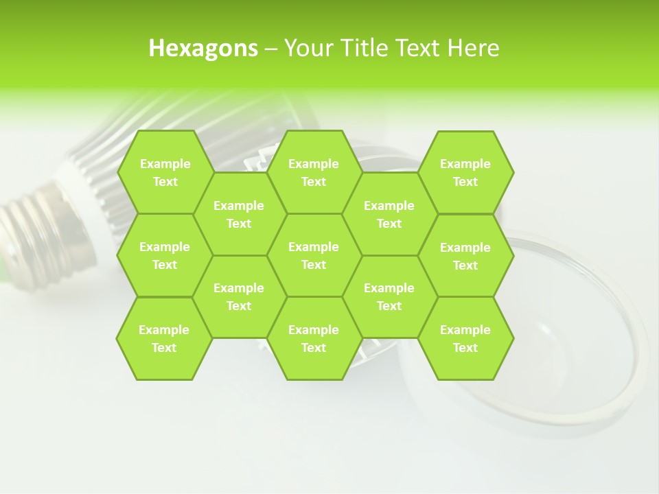 Led Technology Cold PowerPoint Template