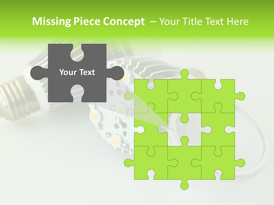 Led Technology Cold PowerPoint Template