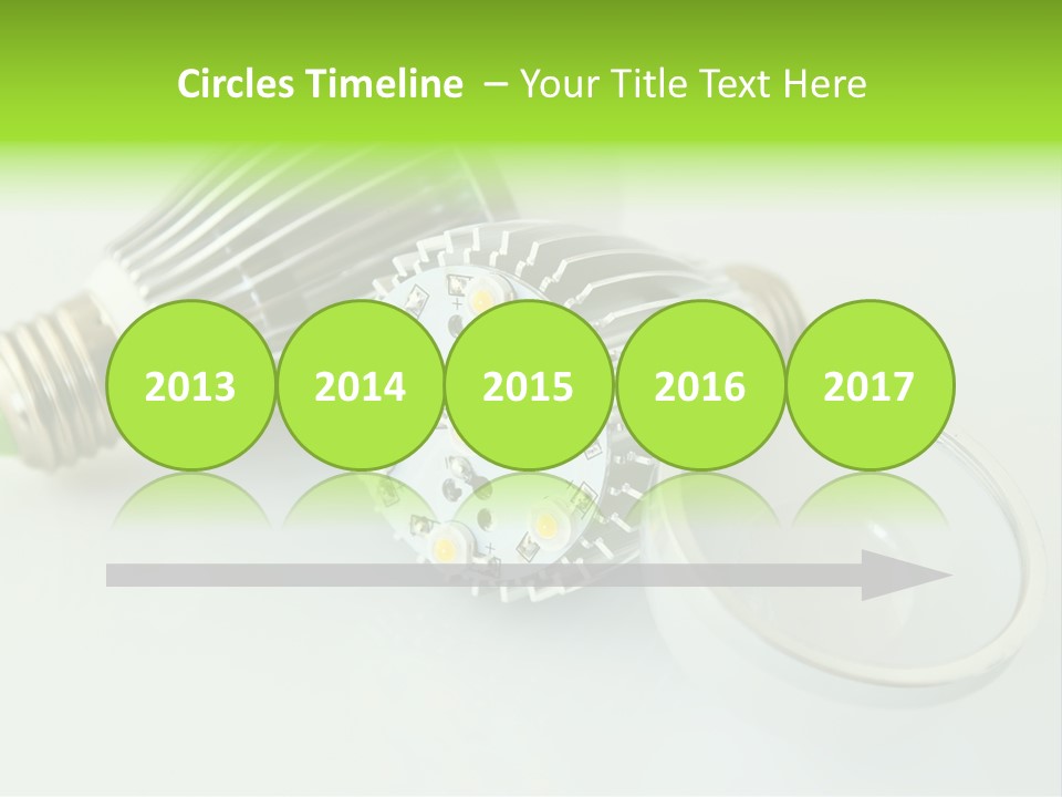 Led Technology Cold PowerPoint Template