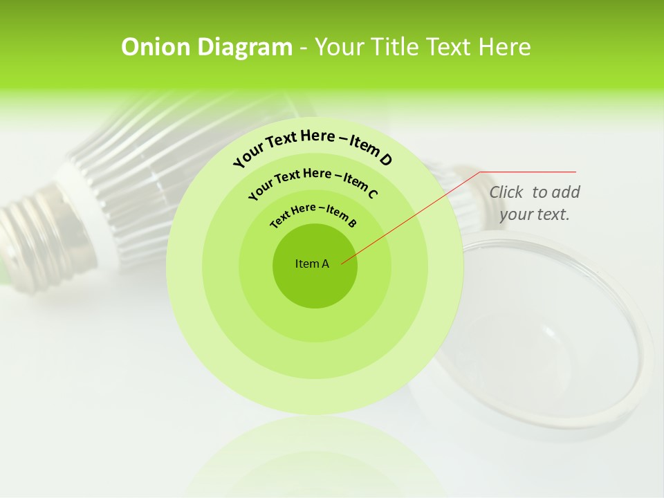 Led Technology Cold PowerPoint Template