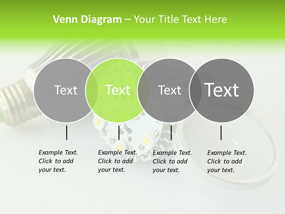 Led Technology Cold PowerPoint Template