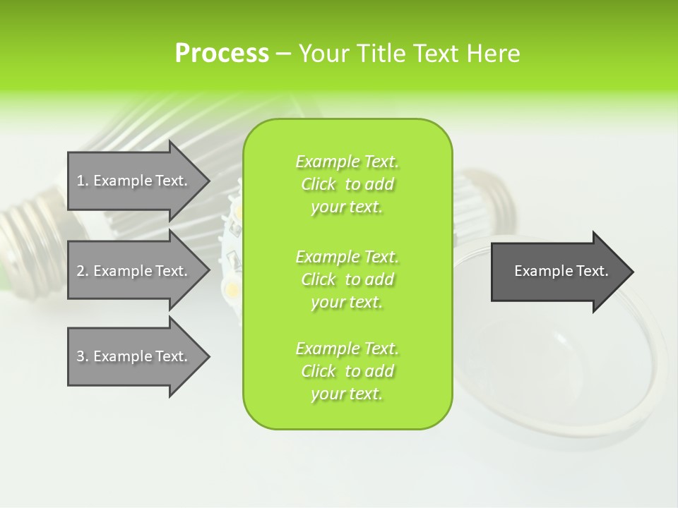 Led Technology Cold PowerPoint Template