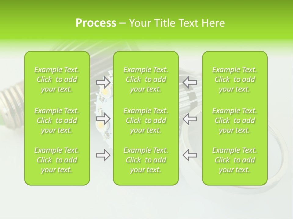 Led Technology Cold PowerPoint Template