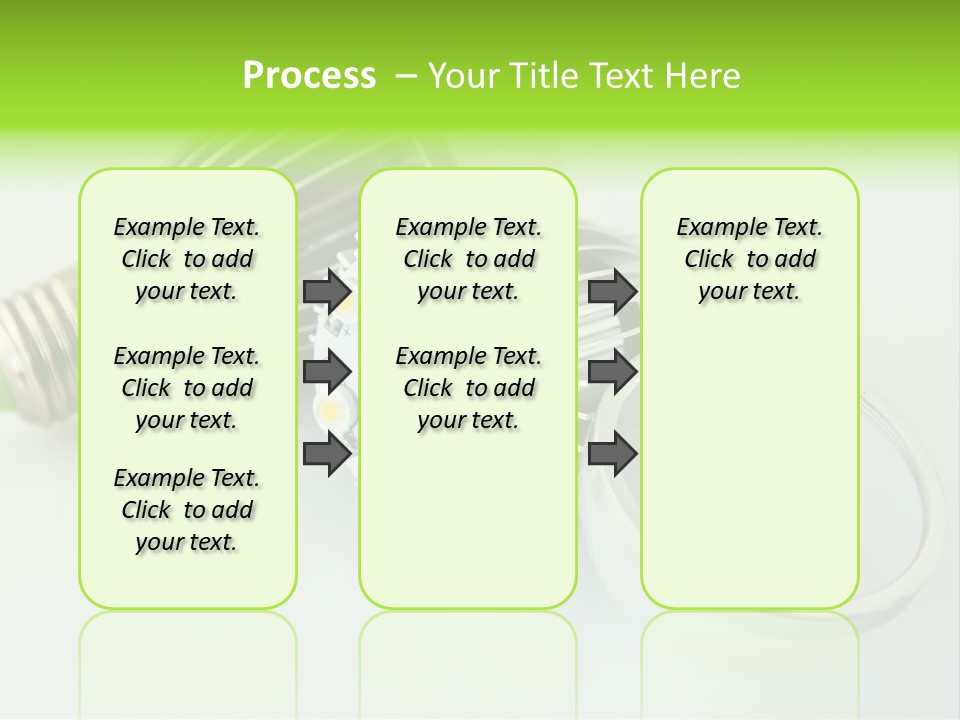 Led Technology Cold PowerPoint Template