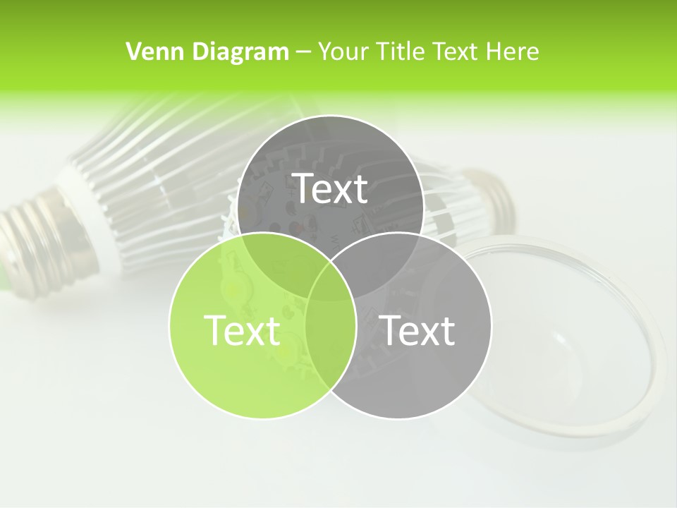 Led Technology Cold PowerPoint Template