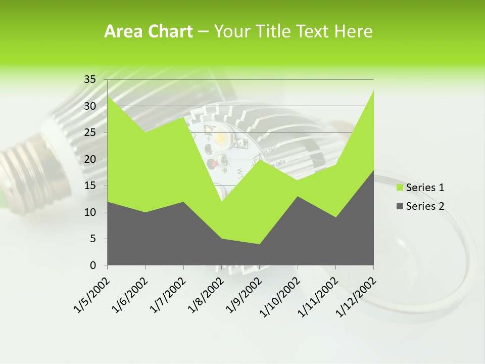 Led Technology Cold PowerPoint Template