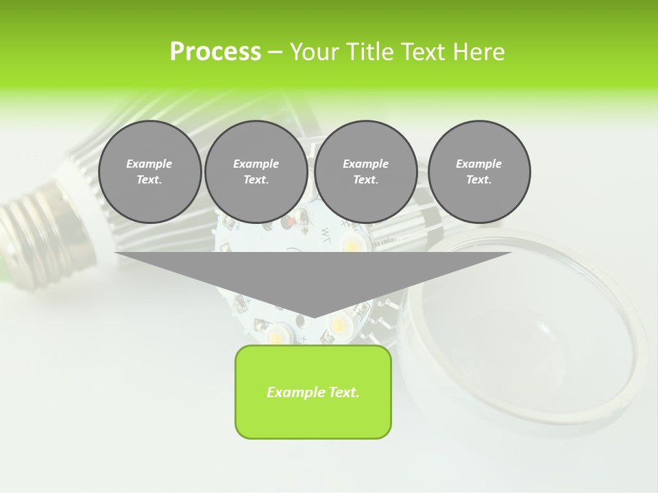 Led Technology Cold PowerPoint Template