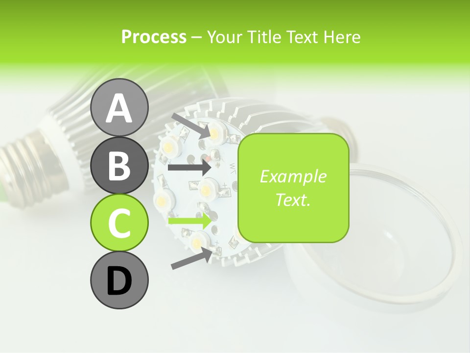 Led Technology Cold PowerPoint Template