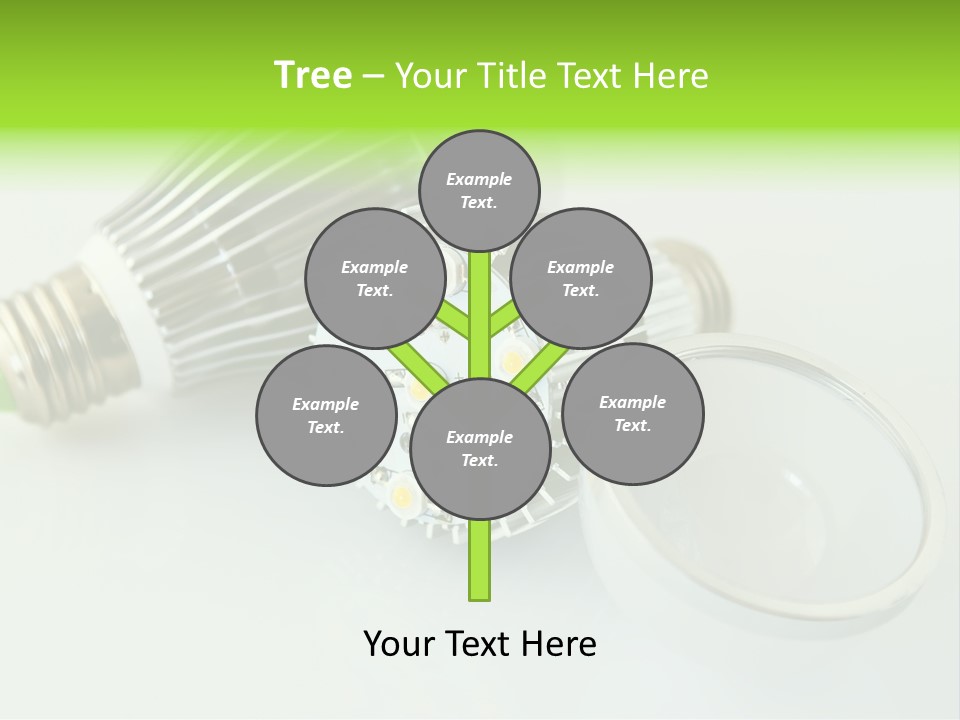 Led Technology Cold PowerPoint Template