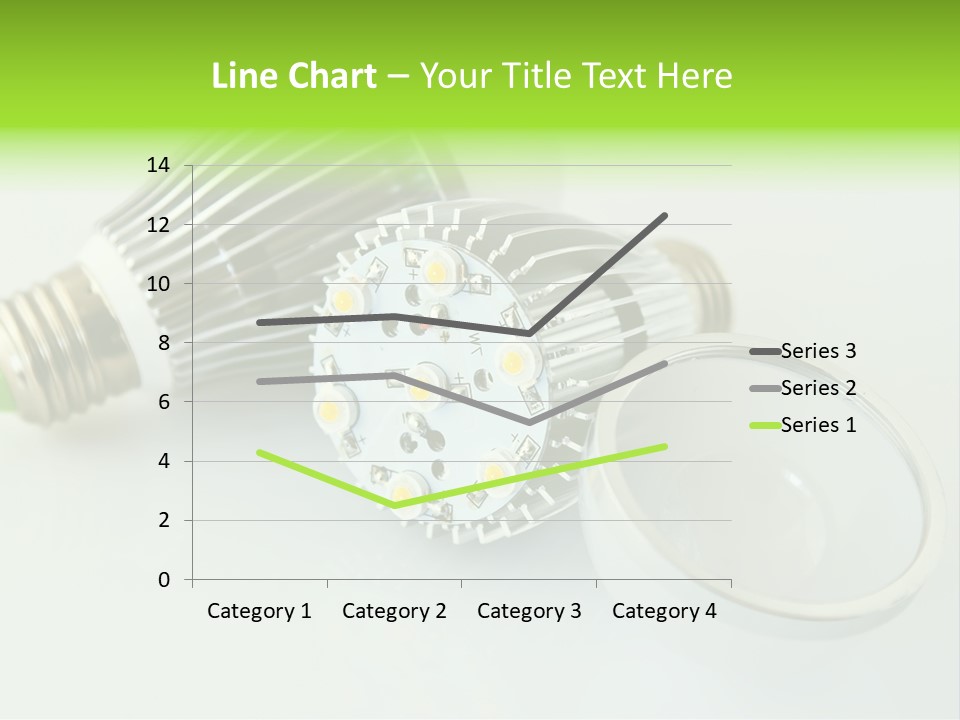 Led Technology Cold PowerPoint Template