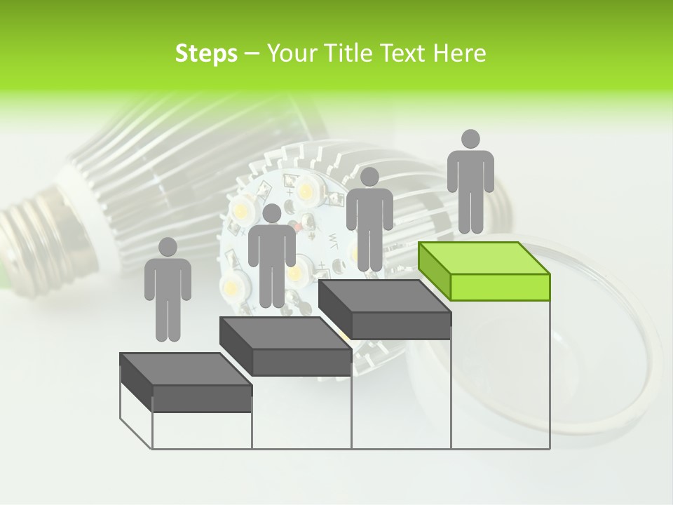 Led Technology Cold PowerPoint Template