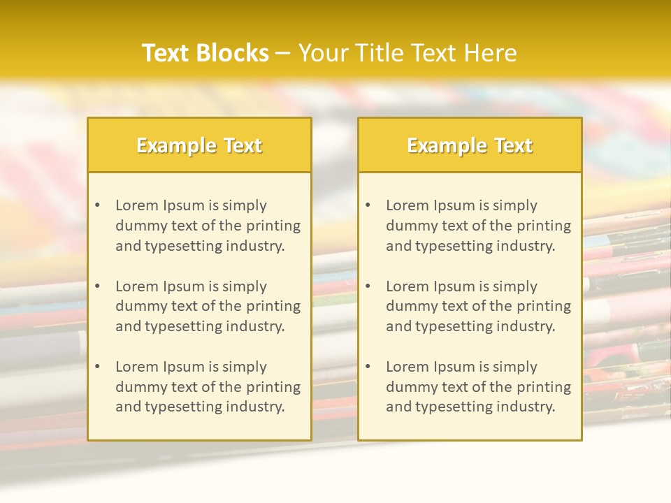 Old Background Pile PowerPoint Template
