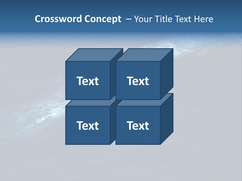 Blue Blue Whale Under PowerPoint Template