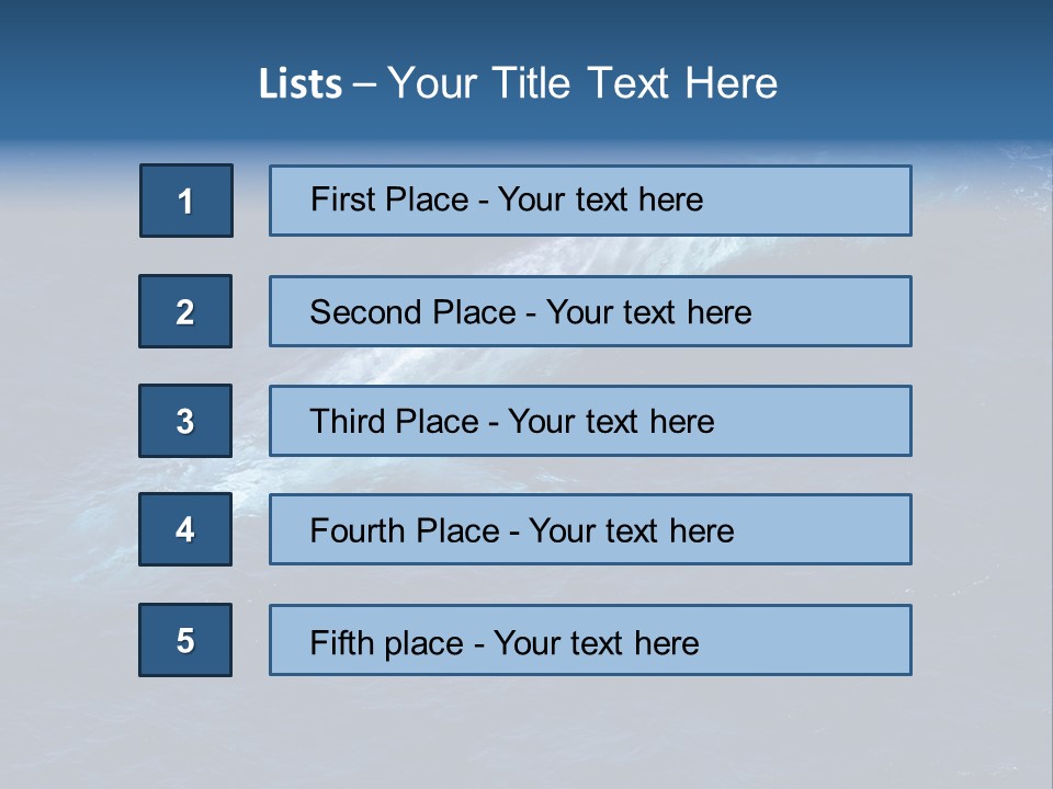 Blue Blue Whale Under PowerPoint Template