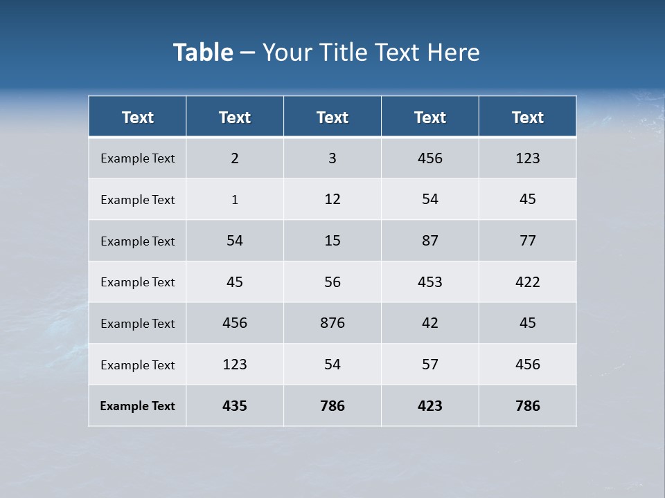 Blue Blue Whale Under PowerPoint Template