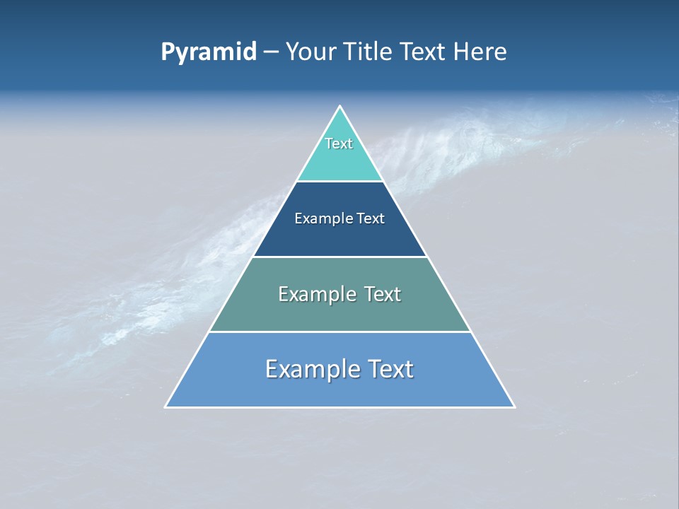 Blue Blue Whale Under PowerPoint Template