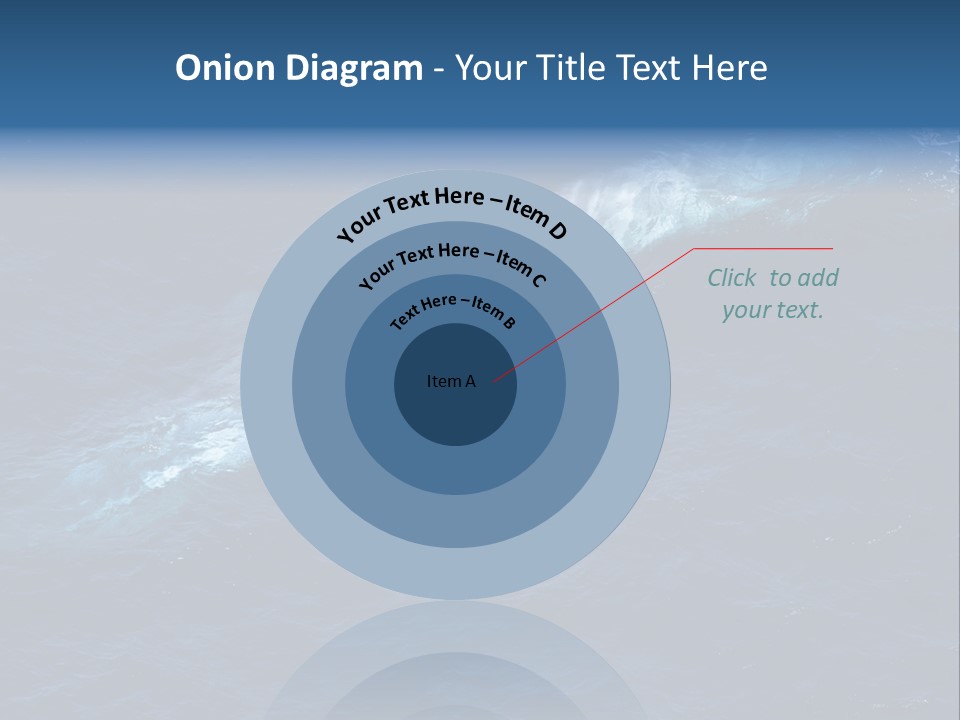 Blue Blue Whale Under PowerPoint Template