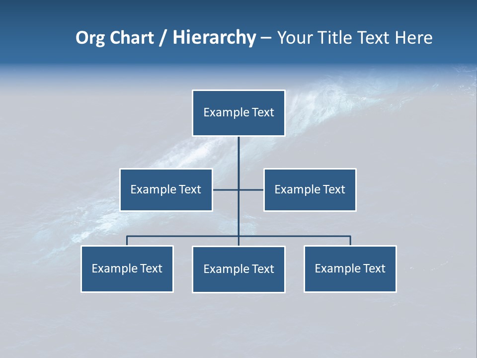 Blue Blue Whale Under PowerPoint Template