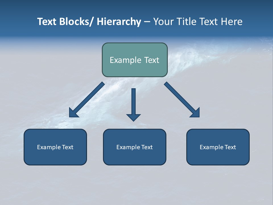 Blue Blue Whale Under PowerPoint Template