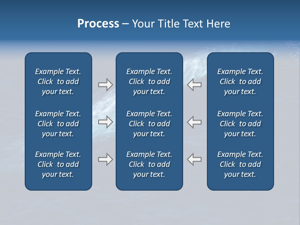 Blue Blue Whale Under PowerPoint Template